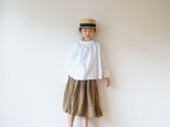 Linen waist gather skirt 3(120cm~),4(140cm~)sizeの画像