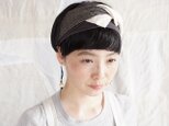patchwork turban (cotton×linen mix 19ss-f)の画像