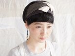 patchwork turban (cotton×linen mix 19ss-f)
