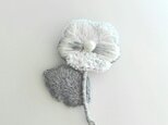 刺繍ブローチ　ビオラ