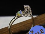 [SALE] オパールと猫  Opal & Cat Ringの画像