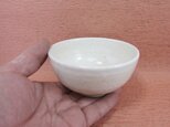 陶器ご飯茶碗(小)お椀型藁白釉 【190427】