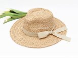夏の爽やかなスタイル 大人用 麦わら帽子の画像
