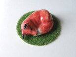 【N様ご予約品】まどろむ赤い狐の画像