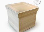 桐の茶箱L+アクリル板セット
