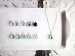 【受注生産】Necklace■Drop Fluorite　S size■14KGFの画像