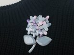 七宝焼きの紫陽花の画像