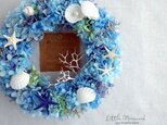 Summer Wreath ～Little Mermaid～　25cm（プリザ）の画像