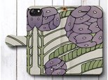 【ハナー ボーガー オヴァーベック 紫色の様式】スマホケース手帳型 全機種 対応 絵画 人気 プレゼント iPhoneXRの画像