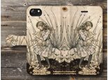 【アーサー ラッカム 不思議の国のアリス2】スマホケース手帳型 全機種 対応 絵画 人気 プレゼント iPhoneXRの画像