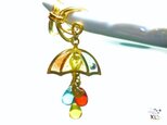 ☂雨傘イヤーカフ“信号機カラー”の画像