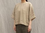 B品 リネンプルオーバー/cinnamon/9号（S）の画像