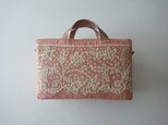 france antique lace bag [pink orange]