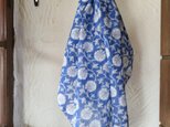 Hand block print stole／no1の画像