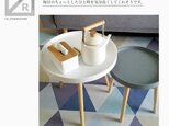受注生産 職人手作り コーヒーテーブル ミニテーブル サイドテーブル 白家具 家具 ホワイト シンプル 机 エコ LR2018の画像