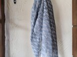 Hand block print stole／no6の画像