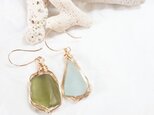 seaglass jewelry pierceの画像