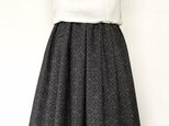 正絹着物リメイク：タックスカート