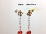 【再入荷】ハートandハートのピアスの画像