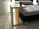 縦横使える 2wayサイドテーブル（ミニテーブル/ソファテーブル/タブレットデスク）の画像