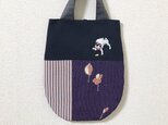 浮世絵刺繍バッグ＊歌川国芳「たとえ尽の内・猫に小判」の画像