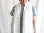 Organic Cotton シャドーチェック夏のストールの画像