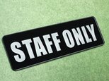 STAFF ONLYプレート（BIGサイズ）スタッフオンリー　アクリルプレート ハンドメイド【送料無料】の画像