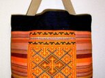 モン族刺繡パッチワークバッグの画像