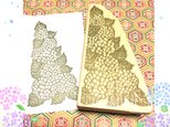 ✿初夏の花はんこ〓【紫陽花】5×8.5㎝の画像
