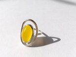 ☆sale　イエローメノウsilver リング　18000円→10000円　の画像