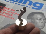 Miles Mini Paper Weight Jazz Silver ＋ Brass マイルスデイビスの画像