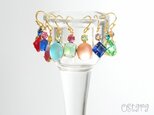 Rock Candy Earrings /Blue&Auroraの画像