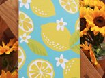 レモンの手帳型タブレットケース【プラケース固定タイプ】の画像
