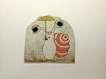 タイルの動物図鑑　カタツムリ