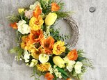 TULIP & Poppy wreathの画像