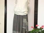 08着物リメイク作家”優衣”ーkimono☆兵児帯を使用したスカートの画像