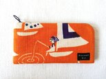 型染め 長財布「ヨットの旅」の画像
