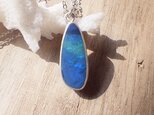 Grand Blue Opal Necklace *Sv925*の画像