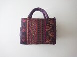PURPLE FRANCE RIBBON MINI STANDARD BAG