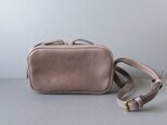 ・・S様ご注文作品・・rectangle shoulder bag (gray)の画像
