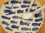 海のお皿（ブルー）の画像