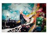 選べるポストカード／2枚セット『No.239 ソラネコと流星カフェ-星の広場』の画像