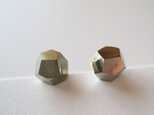 パイライトの原石ピアス/Pyrite/Spain 14kgfの画像