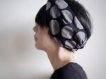 ターバンなヘアバンド　ノーブルドット　送料無料の画像