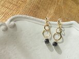 リング&スピネルのスタッドピアス***の画像