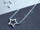 Open 星 ネックレス シルバー925
