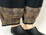 XL~XXLサイズ、ジョムトン手織り綿のもんぺパンツ、ヤオ刺繍付き、オールシーズン