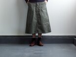 army cord/baker skirt/khakiの画像