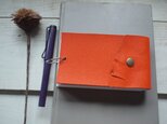 本革　情報カード・京大式カードケース　夕張メロン　5"×3"サイズ