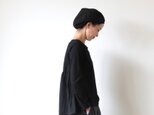 omiso long tops / black×blackの画像